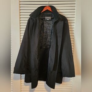 Calvin Klein Men's Fall / Spring Black Classy Long Jacket Size M
